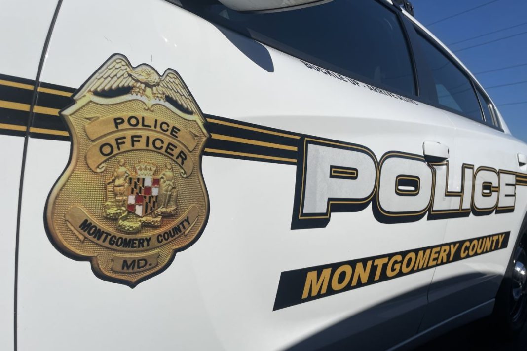 The side of a Montgomery County Department of Police cruiser