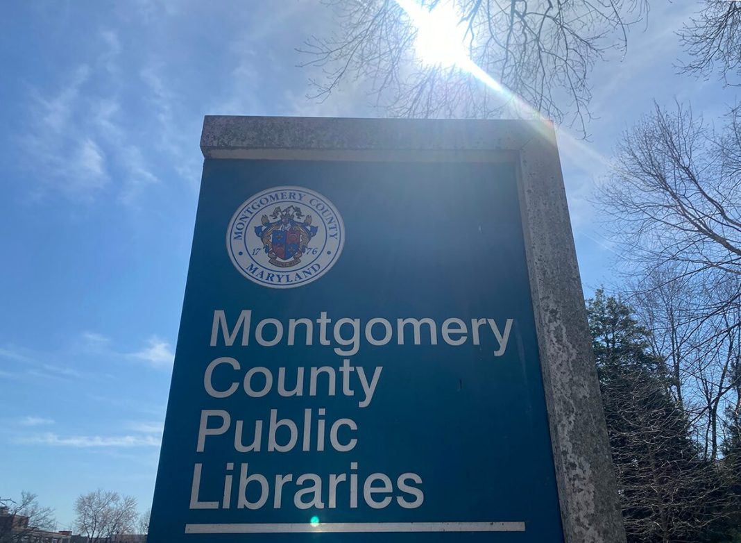 Montgomery County Public Libraries sign