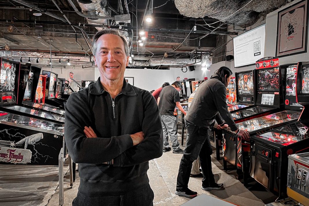 Scott Nash and pinball machines
