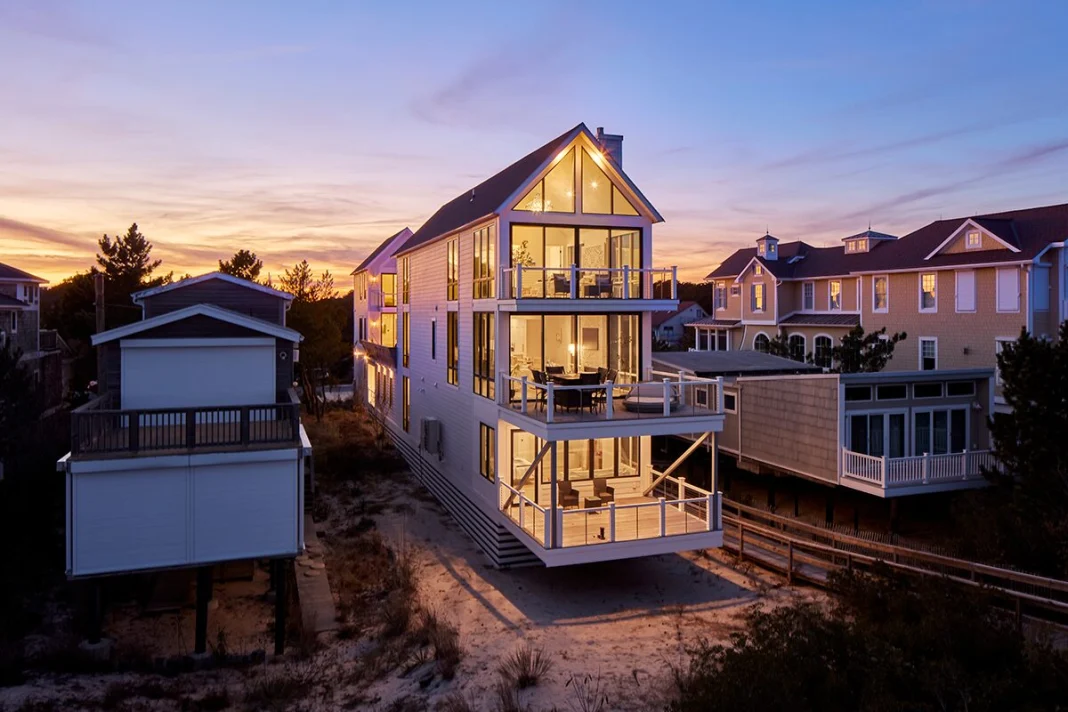 House with an ocean